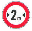 عبور با عرضه بیش از ۲ متر ممنوع